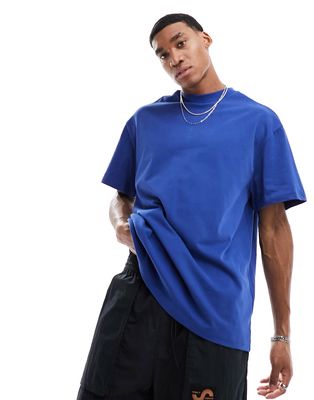 Weekday Great oversized T-shirt in blue