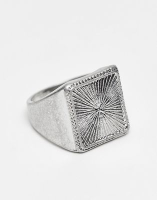 Weekday Simon signet ring in silver