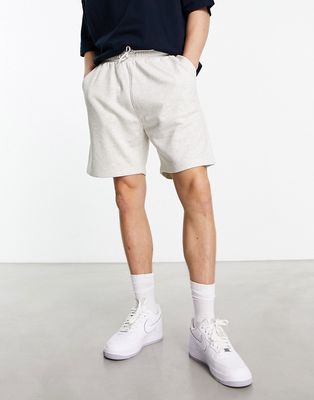 Weekday standard shorts in light gray melange