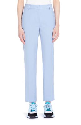 Weekend Max Mara Canon Slim Fit Wool Ankle Pants in Light Blue