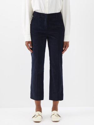 Weekend Max Mara - Fungo Trousers - Womens - Dark Navy