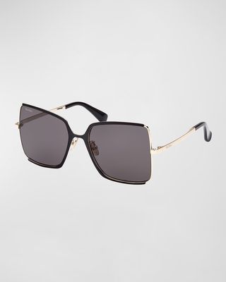 WEHO Metal & Acetate Butterfly Sunglasses