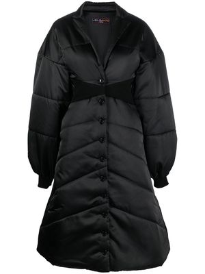 Weinsanto balloon-sleeved quilted coat - Black
