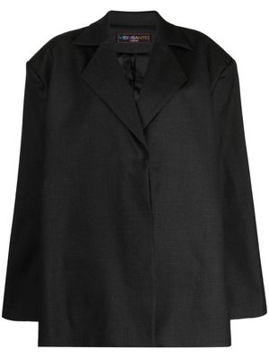 Weinsanto single-breasted twill jacket - Black