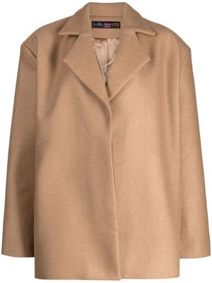Weinsanto single-breasted twill jacket - Brown