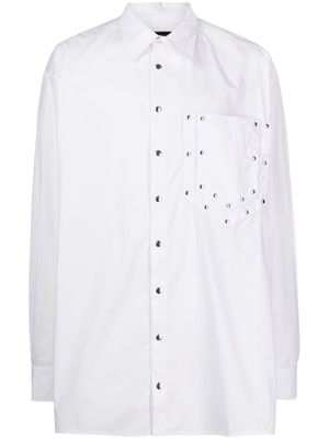 Weinsanto studded cotton shirt - White