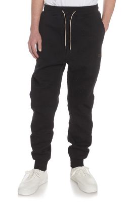 WELL KNOWN Battery Park Stretch Cotton Joggers in Black