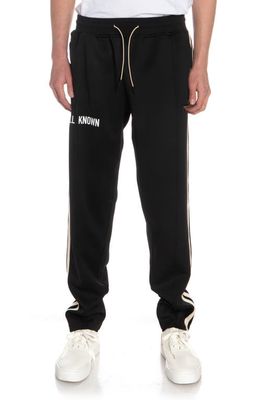 WELL KNOWN The Hoyt Street Track Pants in Black