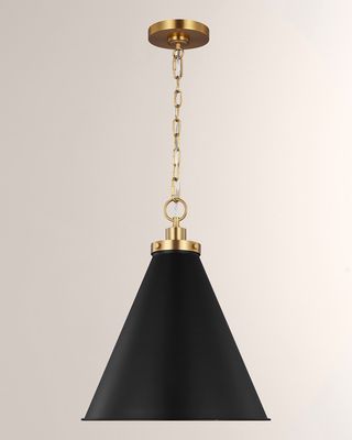 Wellfleet Medium Cone Pendant By Chapman & Myers