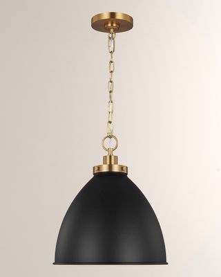 Wellfleet Medium Dome Pendant By Chapman & Myers