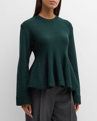 Wendy Knit Peplum Sweater