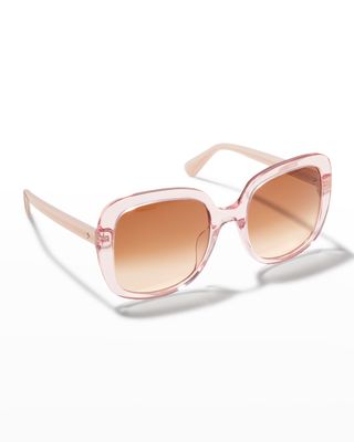 wenonags square acetate sunglasses