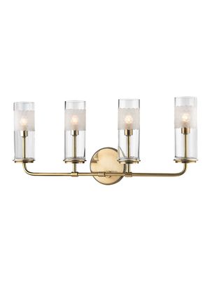 Wentworth 4-Light Wall Sconce - Aged Brass