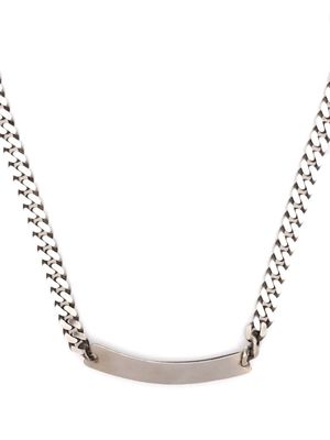 WERKSTATT:MÜNCHEN cable-link chain polished-finish necklace - Silver