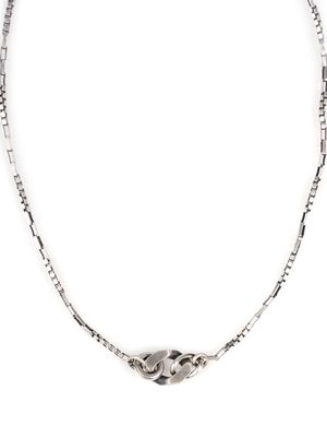 WERKSTATT:MÜNCHEN chain-link detailing polished-finish necklace - Silver