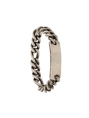 WERKSTATT:MÜNCHEN chain plaque bracelet - Silver