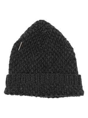 WERKSTATT:MÜNCHEN chunky-knit cashmere beanie - Grey