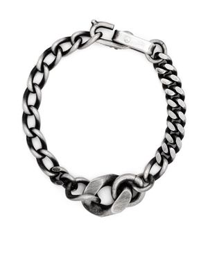 WERKSTATT:MÜNCHEN Filed Link bracelet - Silver