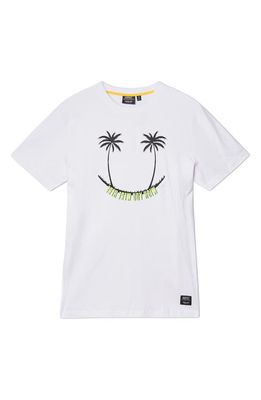 WeSC Max Wish You Were Here Graphic Tee in White