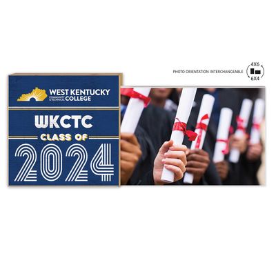 West Kentucky Community and Technical College 5" x 10.5" 2024 Grad Floating Photo Frame