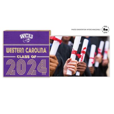 Western Carolina Catamounts 5" x 10.5" 2024 Grad Floating Photo Frame