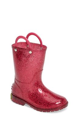 Western Chief Glitter Waterproof Rain Boot in Pink