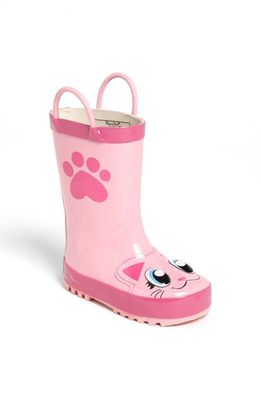 Western Chief Kitty Waterproof Rain Boot in Pink