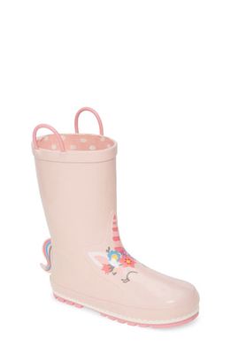 Western Chief Unity Unicorn Waterproof Rain Boot in Soft Rose