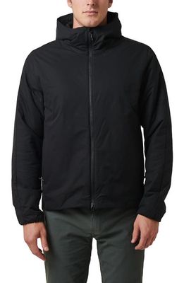 Western Rise AirLoft Water Repellent Hooded Jacket in Black