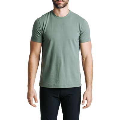 Western Rise Cotton Blend Jersey T-Shirt in Elm 