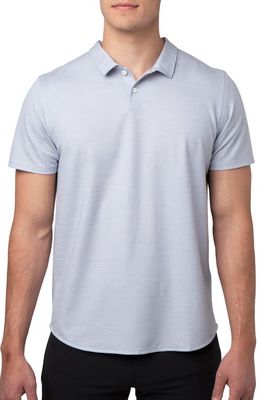Western Rise Limitless Merino Wool Blend Polo in Light Blue