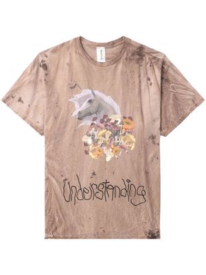 WESTFALL Understanding graphic-print T-shirt - Neutrals