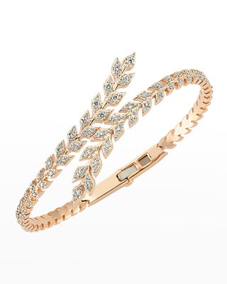 Wheat Diamond Bypass Bracelet