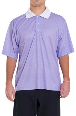 Whim Golf Pique Performance Golf Polo in Lavender