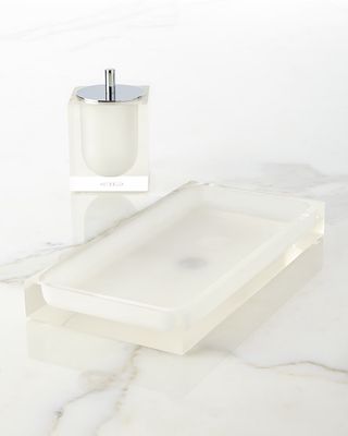 White Hollywood Bath Tray