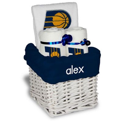 White Indiana Pacers Personalized Small Gift Basket