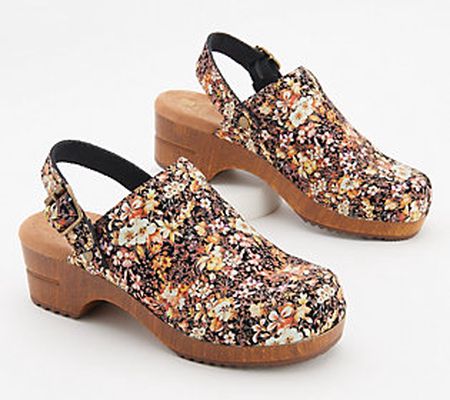 White Mountain Backstrap Heeled Clogs - Being