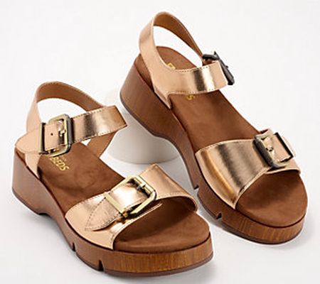 White Mountain Buckle Strap Sandals - Leftmost
