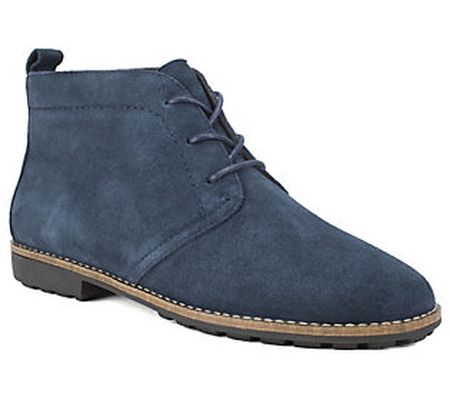 White Mountain Desert Style Lace-Up Booties - A uburn