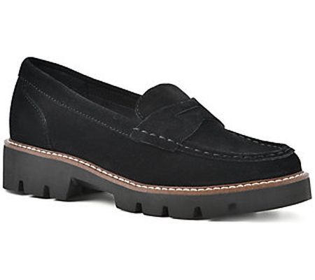 White Mountain Lug Sole Loafers - Gunner