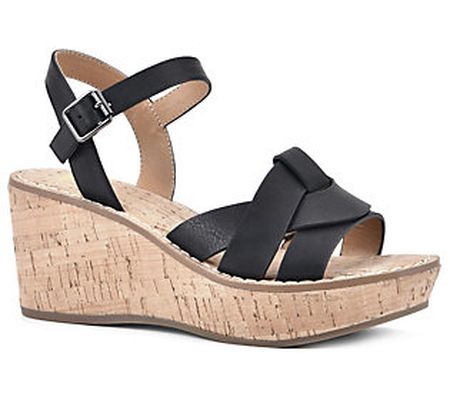 White Mountain Wedge Sandals - Simple