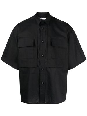 White Mountaineering chest-pockets button-up shirt - Black