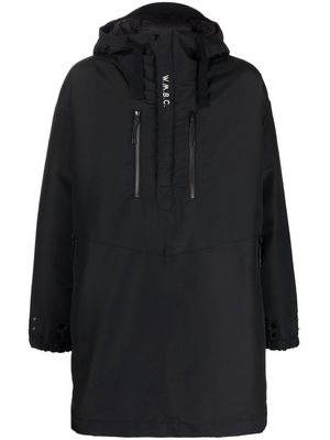 White Mountaineering half zip-up padded jacket - Black