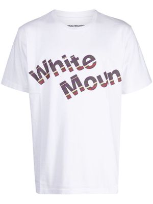White Mountaineering logo-printed cotton T-shirt