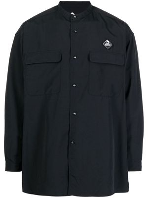 White Mountaineering patch-detail button-up shirt - Black
