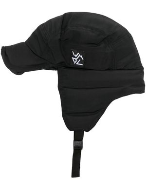 White Mountaineering side logo-patch detail hat - Black