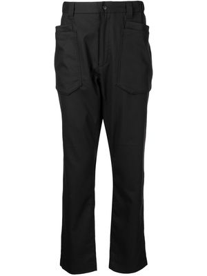 White Mountaineering tapered multi-pocket trousers - Black