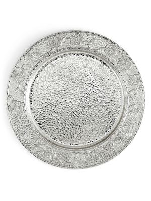 White Orchid Charger Plate