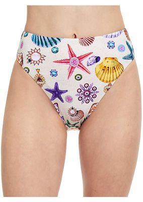 White Sands High-Waisted Bikini Bottom