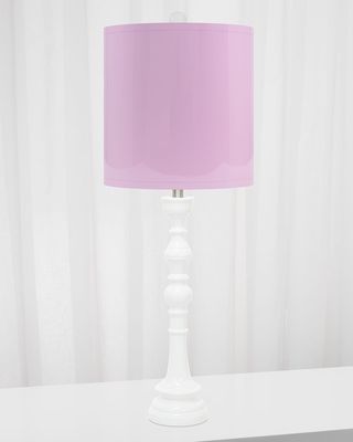 White Spindle Lamp